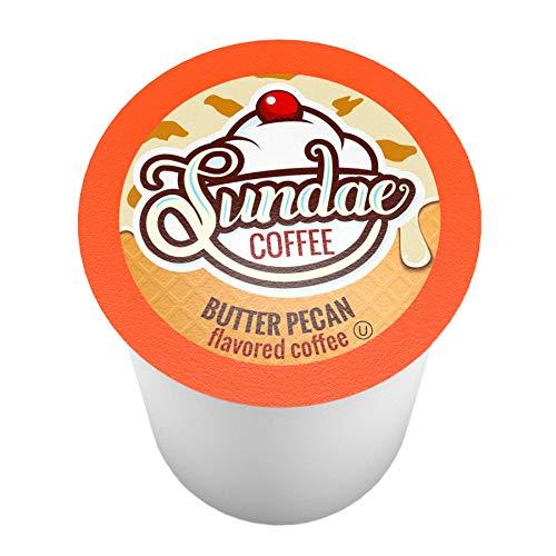 Two Rivers Coffee Two Rivers Coffee Ice Cream Flavored Coffee Pods, Variety Sampler Pack for Keurig 2.0 K Cup Brewers, 100 Count