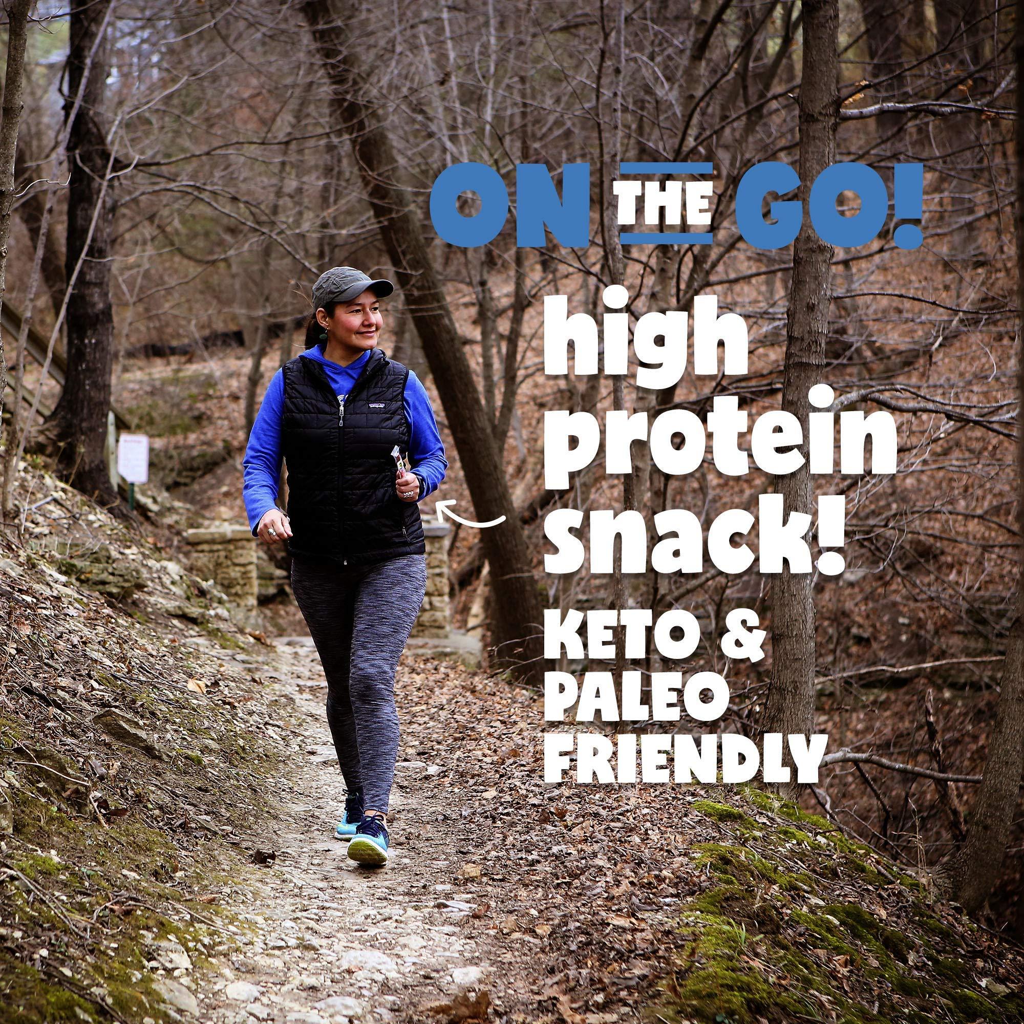 Sogo Snacks Sugar-Free Beef Jerky Variety Pack, 100% Grass Fed Beef Sticks. Non-GMO. No Added Nitrates, Gluten, Soy, MSG, Dairy or Nuts. Paleo, Whole30, Keto Snack. (4 Original, 4 Chimichurri, 4 Jalapeno, 12-Cnt)