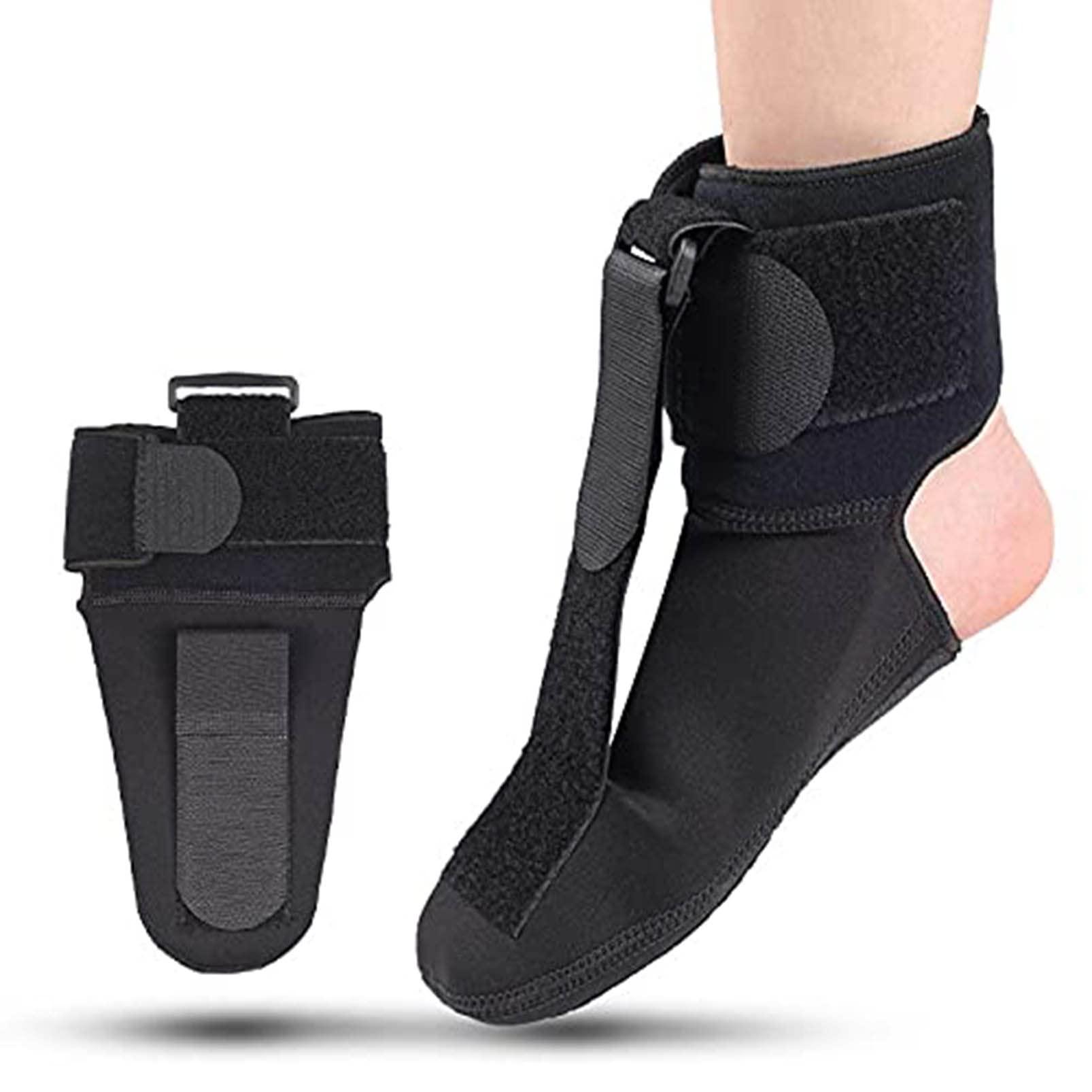 ZJDYDY Ankle Stabilizer, Drop Foot Brace Orthosis Ankle Brace Support, Adjustable Ankle Foot Orthosis Shoes Plantar Film Protector for Men and Women Left and Right Feet Universal