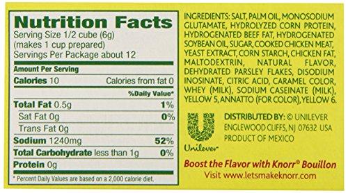 Knorr Knorr Cube Bouillon, Chicken, 6 Extra Large Cubes, 2.5 oz