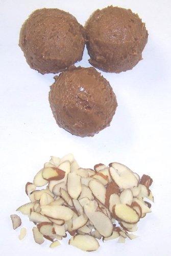 Scott's Cakes Scott's Cakes White Chocolate Covered Chocolate Almond Fudge Truffles in a 1 Pound Pink Roses Box