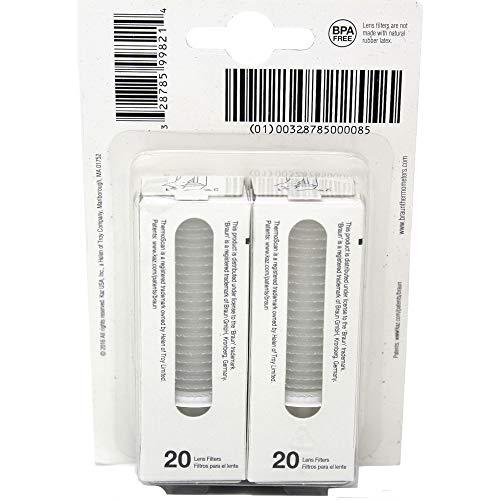 TOPNaturePlus Braun Ear Thermoscan Lens Filters 80 Count (2 Packs of LF40)