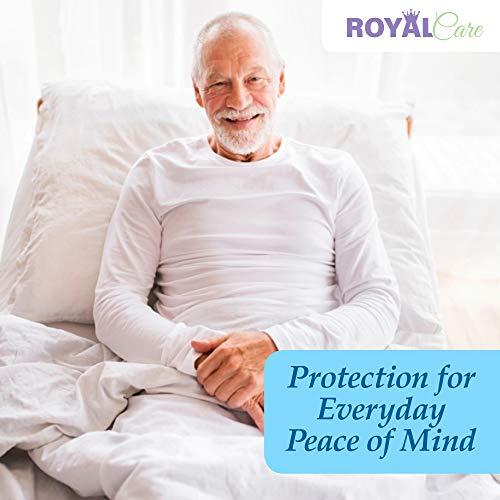 Royal Care Incontinence Bed Pads - 4 Pack 24” x 36” Reusable Waterproof Mattress Protectors - Highly Absorbent, Machine Washable - for Children, Pets and Seniors - Assorted Colors - Royal Care
