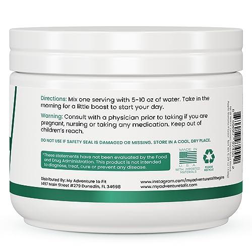 My Adventure to Fit Green Superfood Powder for Digestion & Gut Health - Keto Friendly Superfood Greens Blend Powder for Immune Support - Powdered Greens Supplement for Immune Boost - Apple Banana Flavor