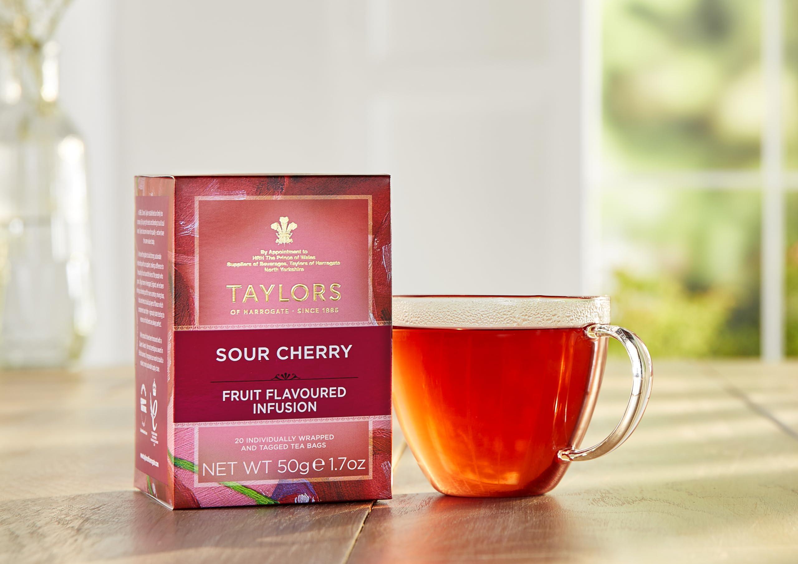 Taylors of Harrogate Taylors of Harrogate Sour Cherry Infusion, 20 Teabags (Pack of 2)