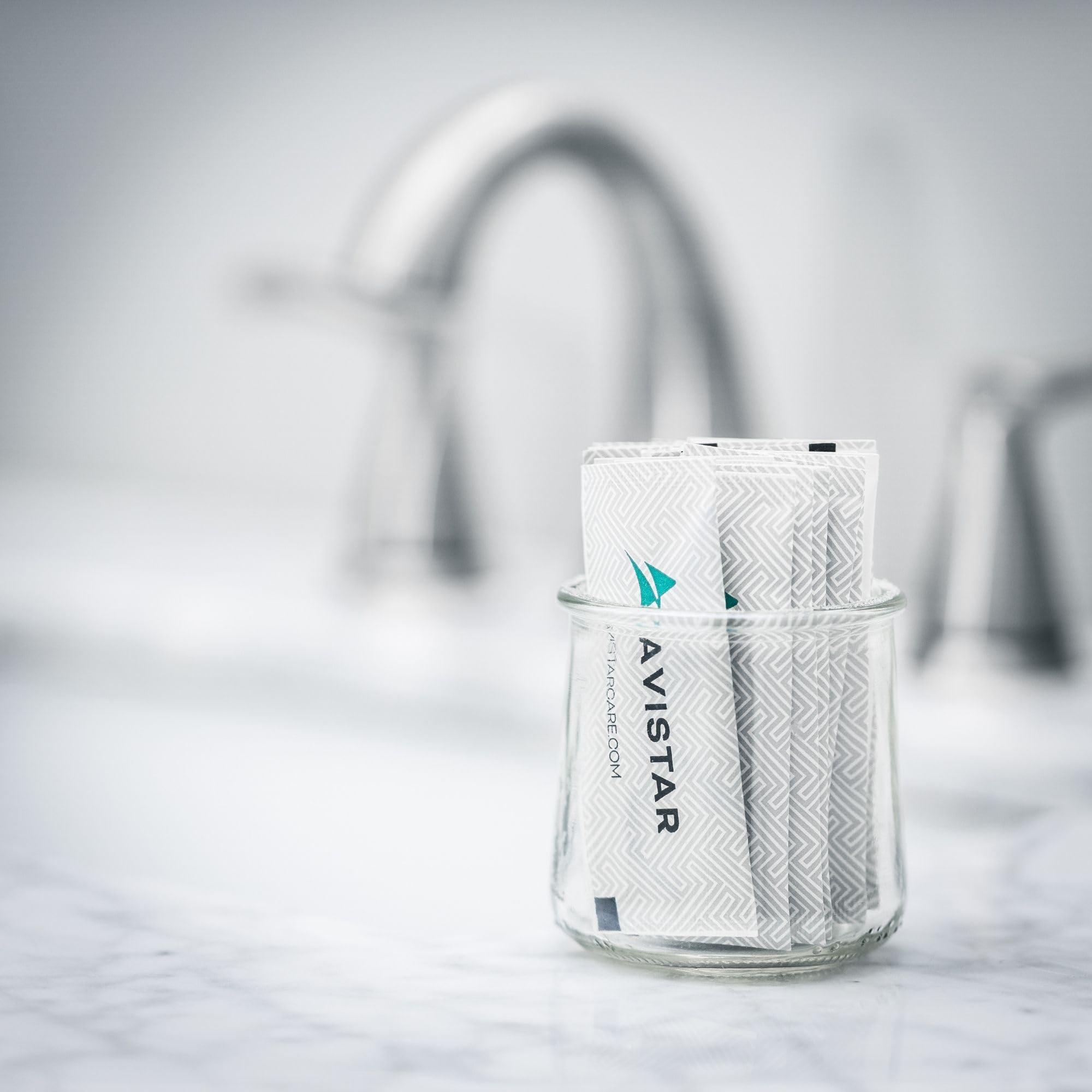 Avistar 150 Individually Wrapped Floss Picks - Pink Travel Floss Picks - Easy Grip Disposable Floss Picks - Dental Flossers for Teeth - Gently Removes Plaque & Food Particles Between Teeth