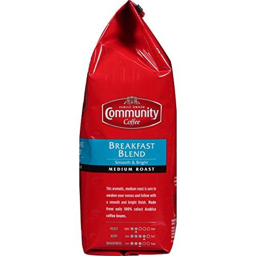 Community Coffee Community Coffee Breakfast Blend Ground Coffee, Medium Roast, 32 Ounce (Pack of 4)