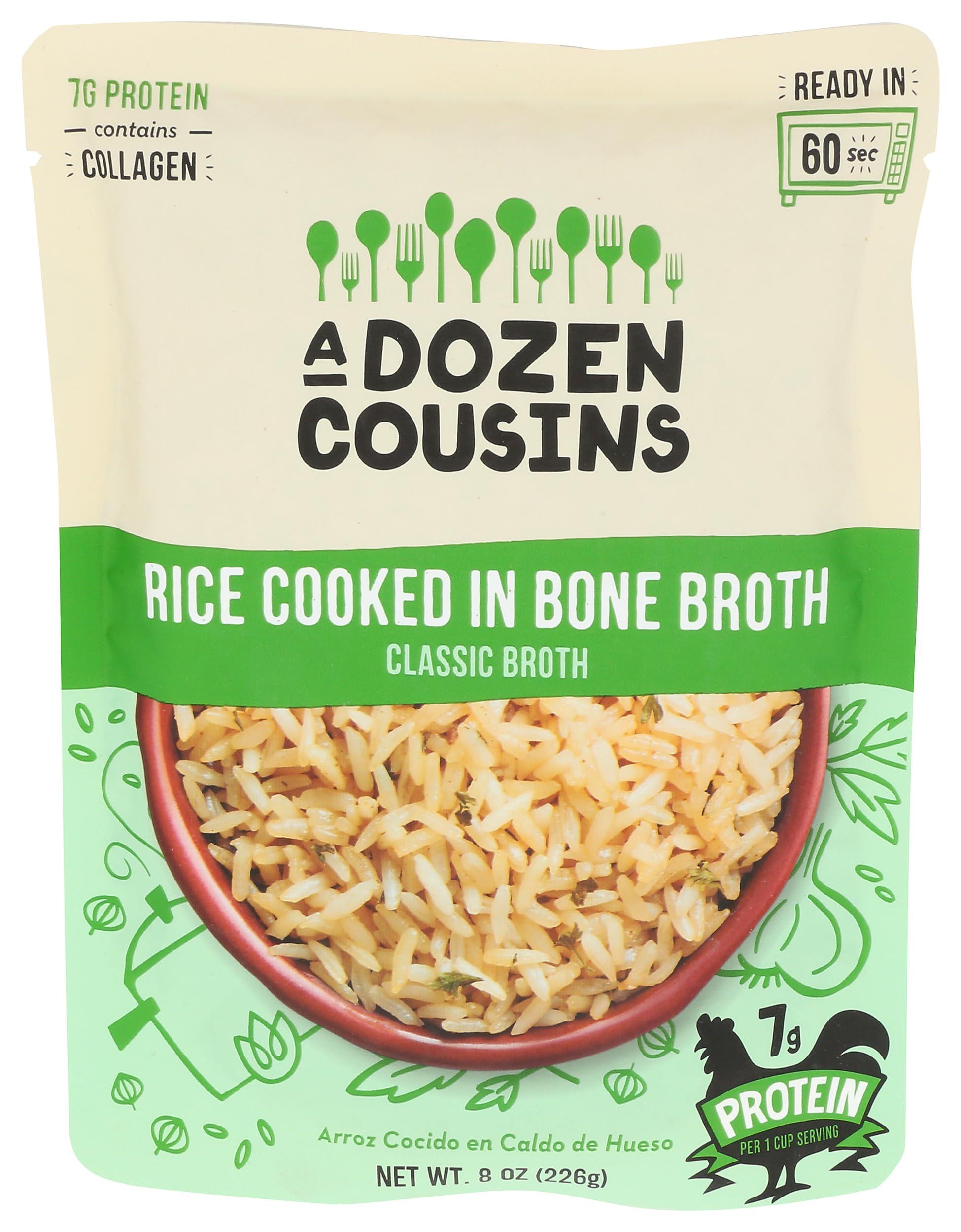 A Dozen Cousins A DOZEN COUSINS Classic Chicken Bone Broth Rice, 8 OZ