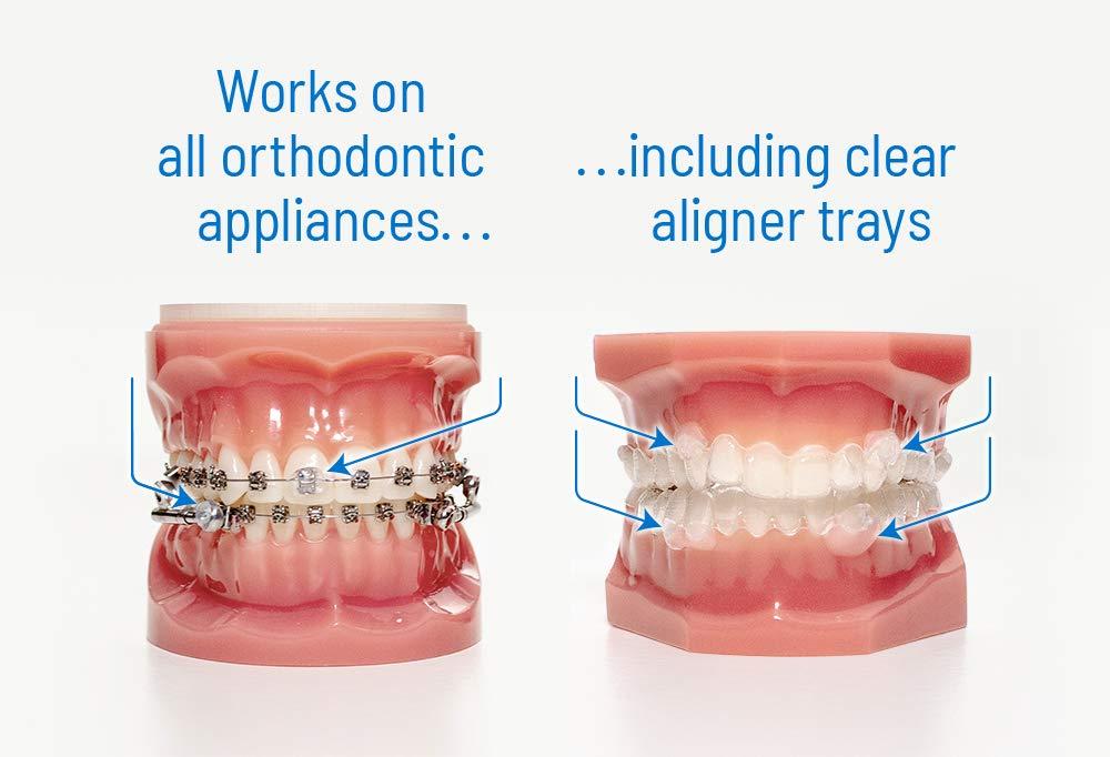ORVANCE OrthoDots CLEAR Moisture Activated Braces Wax Alternative for Pain Caused by Braces, Clear Aligner Trays, and Other Orthodontic Appliances. OrthoDots Stick Better and Stay on Longer than Dental Wax.