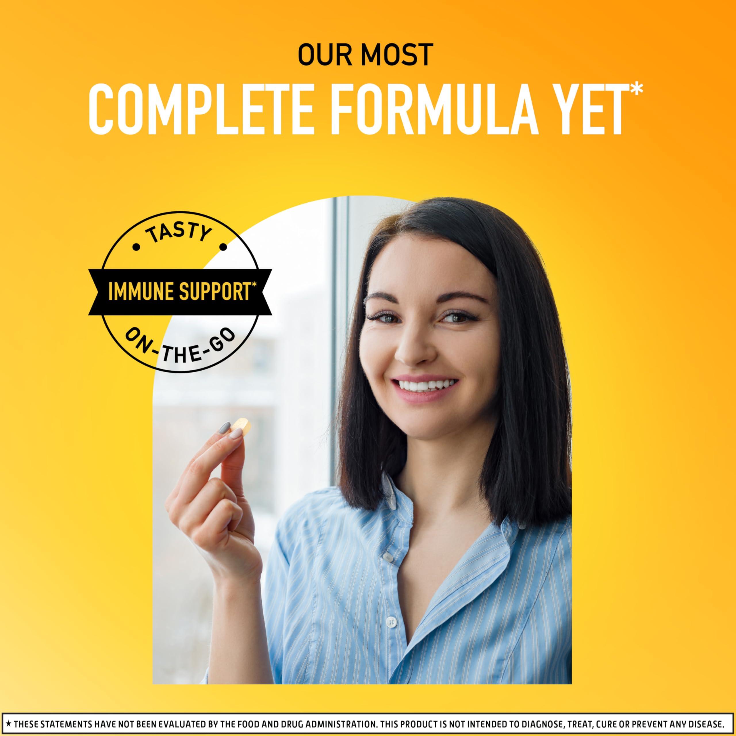 Airborne Airborne 1000mg Chewable Tablets with Zinc, Immune Support Supplement with Powerful Antioxidants Vitamins A C & E - 200 Tablets, Citrus Flavor