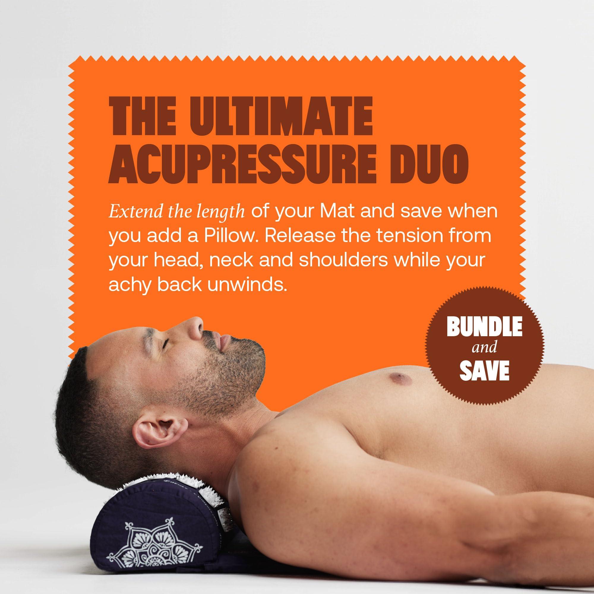 ShaktiMat ShaktiMat Classic Acupressure Mat Advanced Intensity in Indigo, Relieves Stress & Tension, Promotes Relaxation & Focus | Similar to Acupuncture, No Needles Required | FSA/HSA Eligible