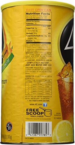4C 4c Lemon Iced Tea Mix, 5 lb 2.6 oz