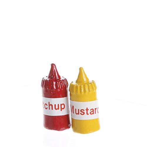 Factory Direct Craft Factory Direct Craft Miniature Ketchup and Mustard Bottles | 6 pieces