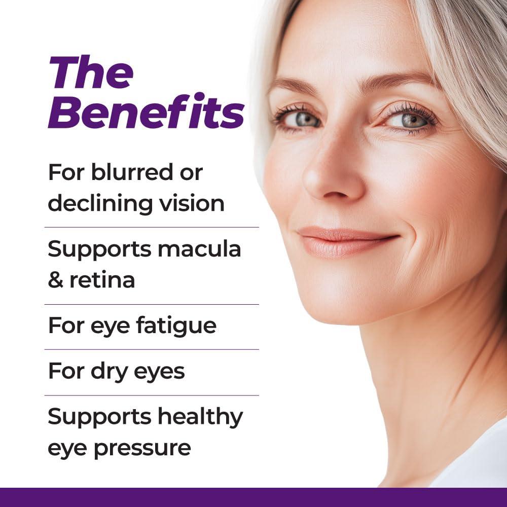 AFC AFC Japan Ultimate Vision PRO - Eye Formula with FloraGLO Lutein 4X, Zeaxanthin, Bilberry Extract & Astaxanthin for Age-Related Eye Problem, Blurry & Poor Vision, Dry Eye, Macular Health, 30 Count