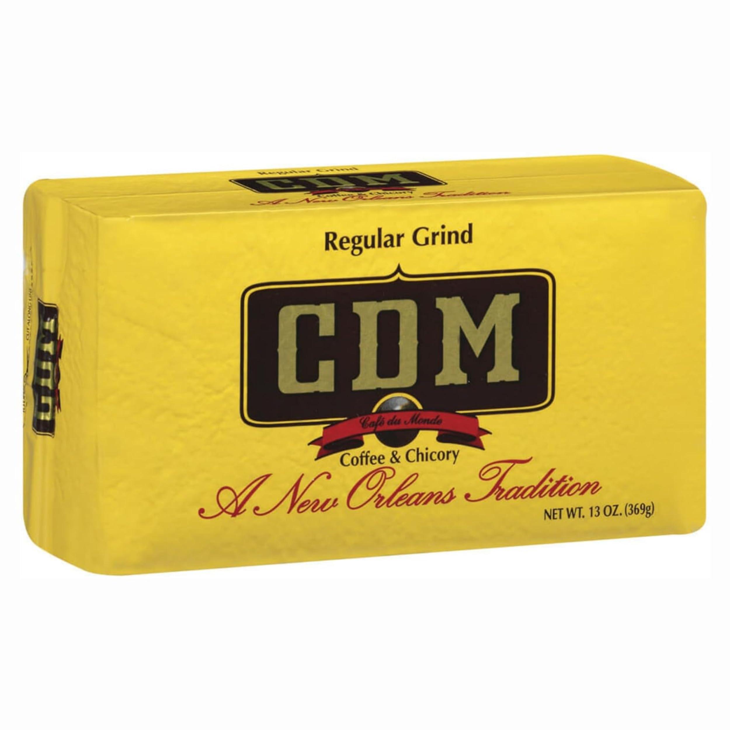 CDM CDM Ground Coffee & Chicory Regular Grind, 13oz Bag (Pack of 12)