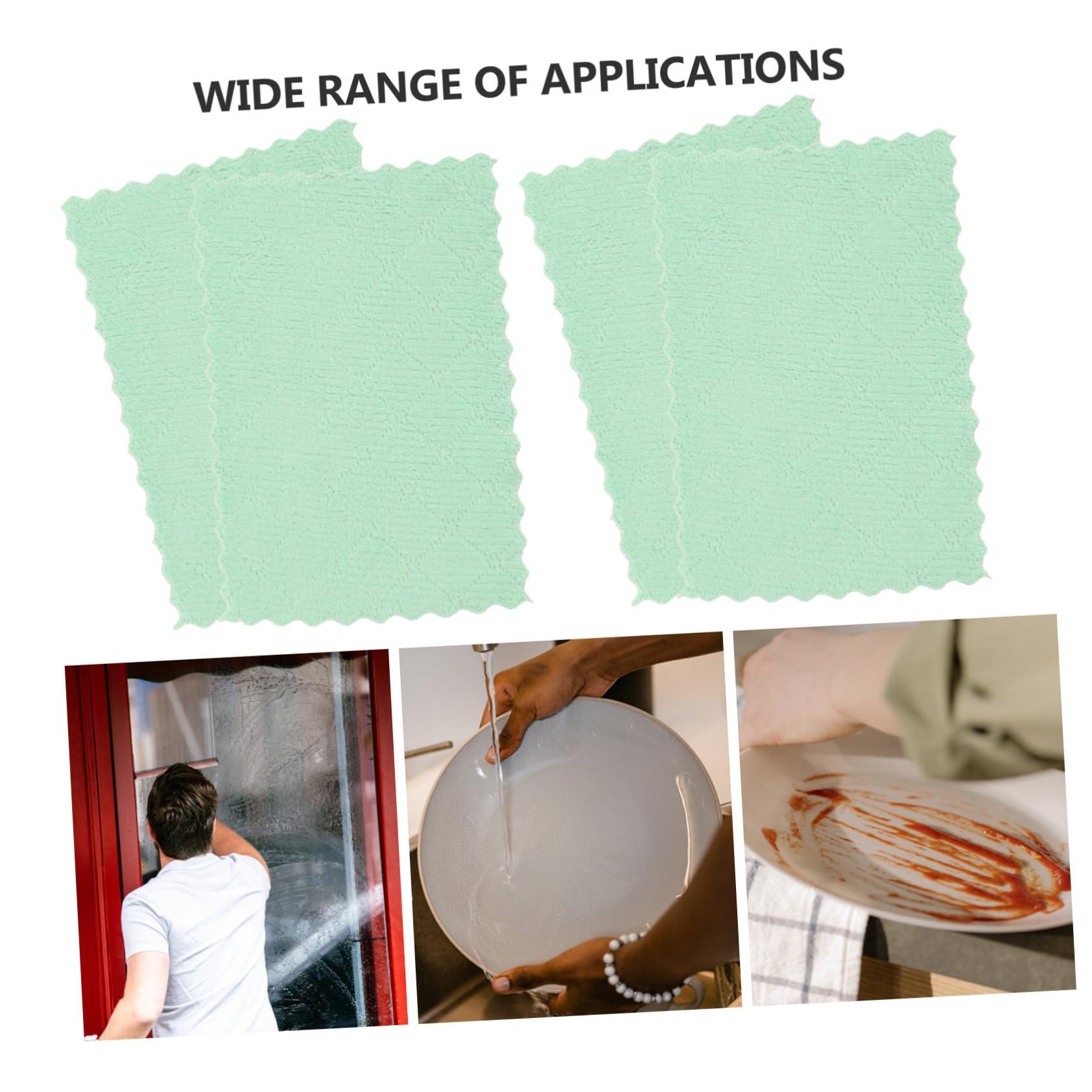 Garneck Garneck 12pcs Dishcloth Dishwasher Dish Cloth Machine Cotton Kitchen Towels Over The Sink Dish Drying Rack Dishware Clean Washcloths Micro Fiber Towels Dish Washing Towels Fiber