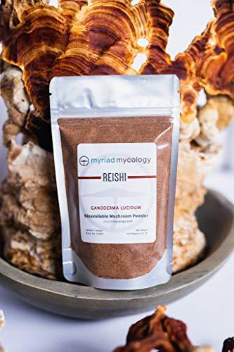 Myriad Mycology Myriad Mycology Reishi Mushroom Powder 16oz or 1lb, Made in USA / Ling Zhi, 456g
