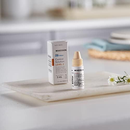 McKesson McKesson True METRIX Blood Glucose Testing Control Solution, Level 2, 3 mL Vial, 24 Count