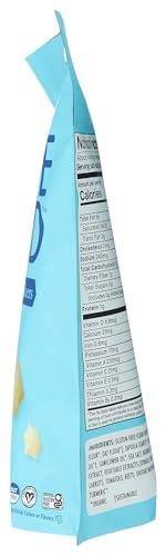 Made Good MadeGood Sea Salt Star Puffed Crackers, 4.26oz Pouch, Organic Snacks