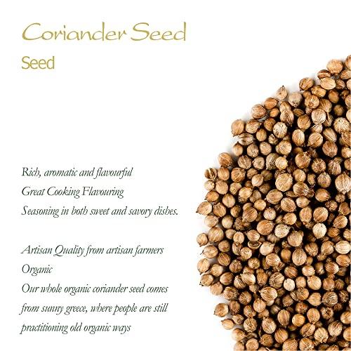 Valley of Tea Coriander Seed Organic Gourmet Quality - Cilantro Seeds For Elevating Dishes - Organic Cilantro Corriander Corrriander Corrinder Corriandar Corrander Corrinader Corriandor Corrinander Corriender 100g