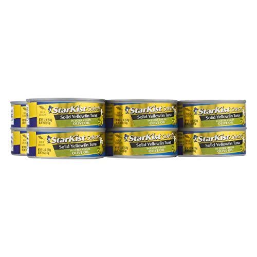 StarKist StarKist E.V.O.O. Solid Yellowfin/light Tuna in Extra Virgin Olive Oil - 4.5 oz Can (Pack of 12)(Packaging may vary)
