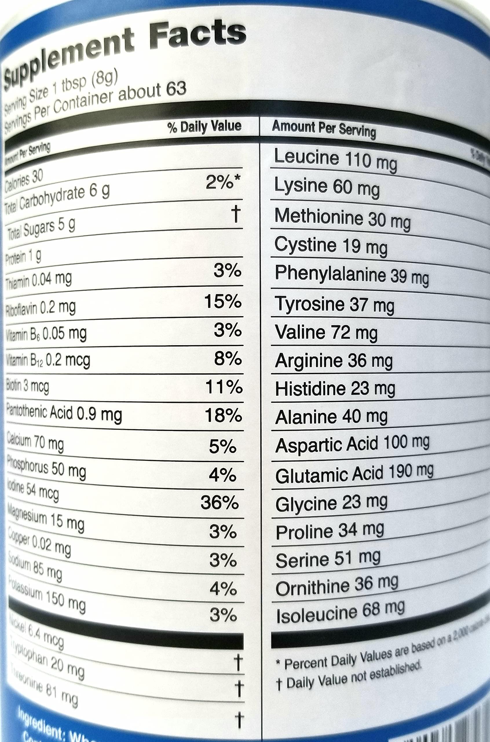 LEBASI Lebasi Lactoserum Swiss Whey Supplement Powder Immune Support Suero de Leche 500 gr Two Pack