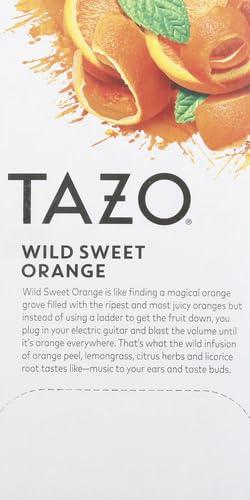 TAZO TAZO Wild Sweet Orange Tea Bags, Unsweetened Herbal Tea, Caffeine-Free, 20 Total Tea Bags