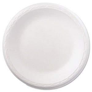 CELEBRITY 8-7/8" Foam Dinnerware Plates, 500 Plates/Carton (1 Carton)