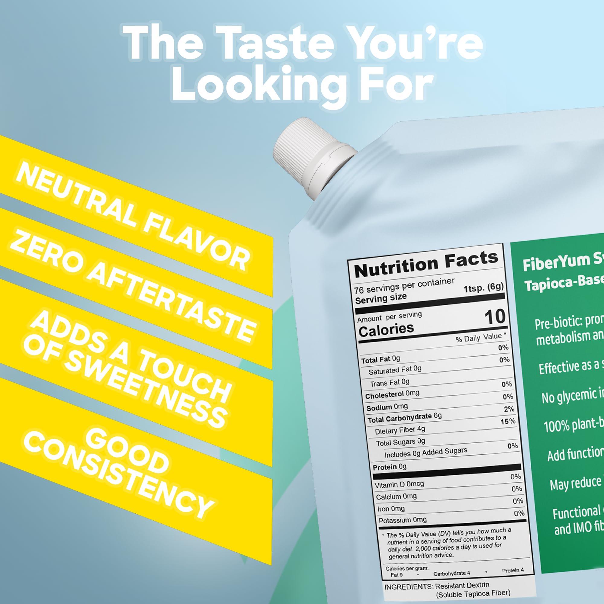 Fiberyum FiberYum by KetoGoods Prebiotic Tapioca Fiber Syrup