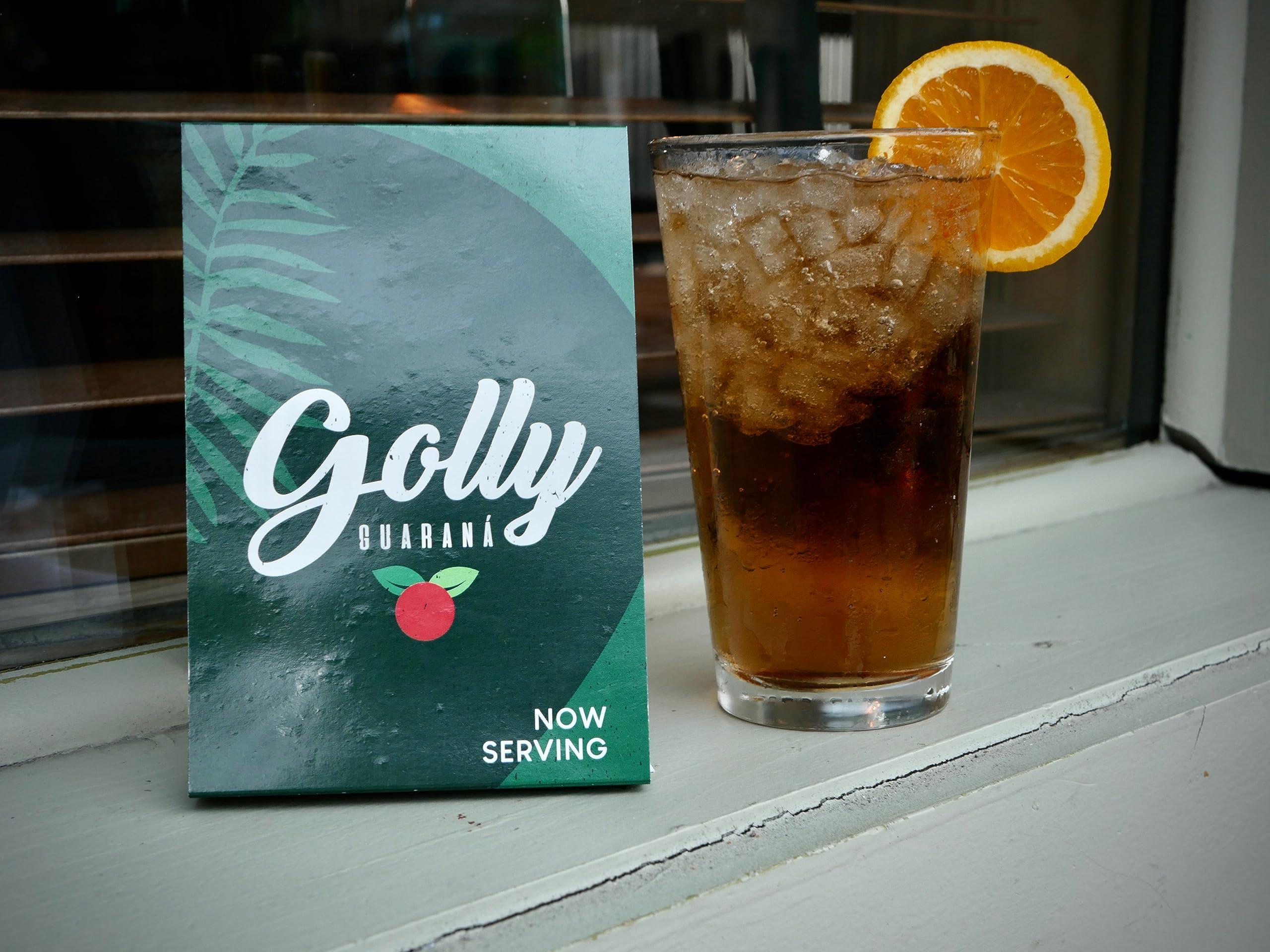 Golly Diet Guarana 2.5 Gallon Bag in Box Soda Syrup