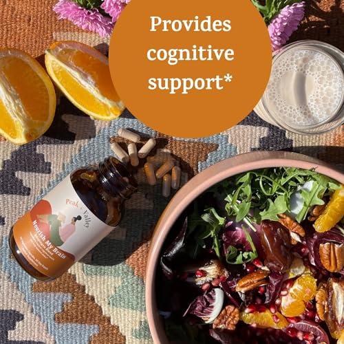 Peak + Valley Peak + Valley Nootropic Brain Support Supplement for Memory & Focus with Lion\'s Mane Mushroom & Ashwagandha - 1450 mg, 90 Ct Adaptogen Capsules - Adults/Seniors - Cognitive, Brain Fog, Energy Formula