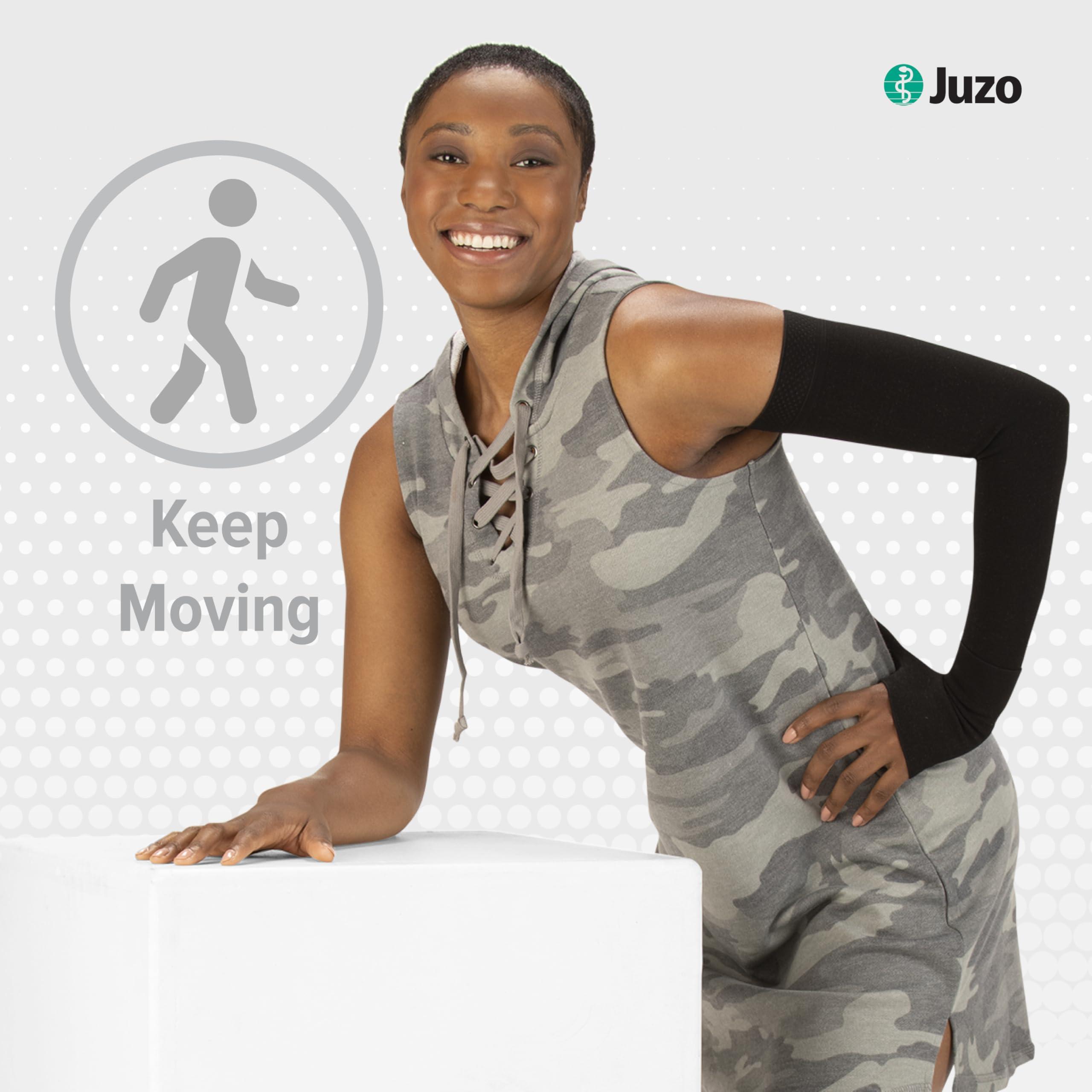 Juzo Juzo 15-20 mmHg Soft Seamless Gauntlet, Left Black, S