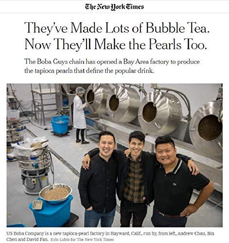 Fanale US Boba Co Tapioca Pearl 2lb (1lb X 2) | Made in USA | for Bubble Tea Milk Tea Coffee Shaved Ice Topping | 2 LB TAP006-B X 2