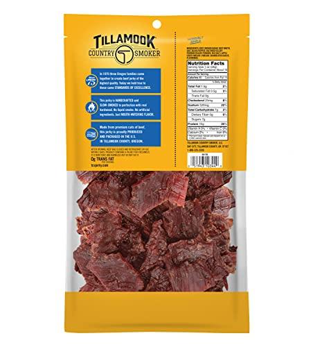 TILLAMOOK COUNTRY SMOKER Tillamook Country Smoker Real Hardwood Smoked Beef Jerky, Sea Salt & Cracked Pepper, 10 Ounce
