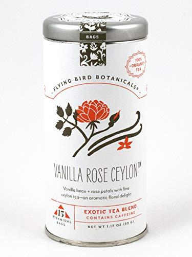 Flying bird botanicals FLYING BIRD BOTANICALS Vanilla Rose Ceylon Tea, 15 CT