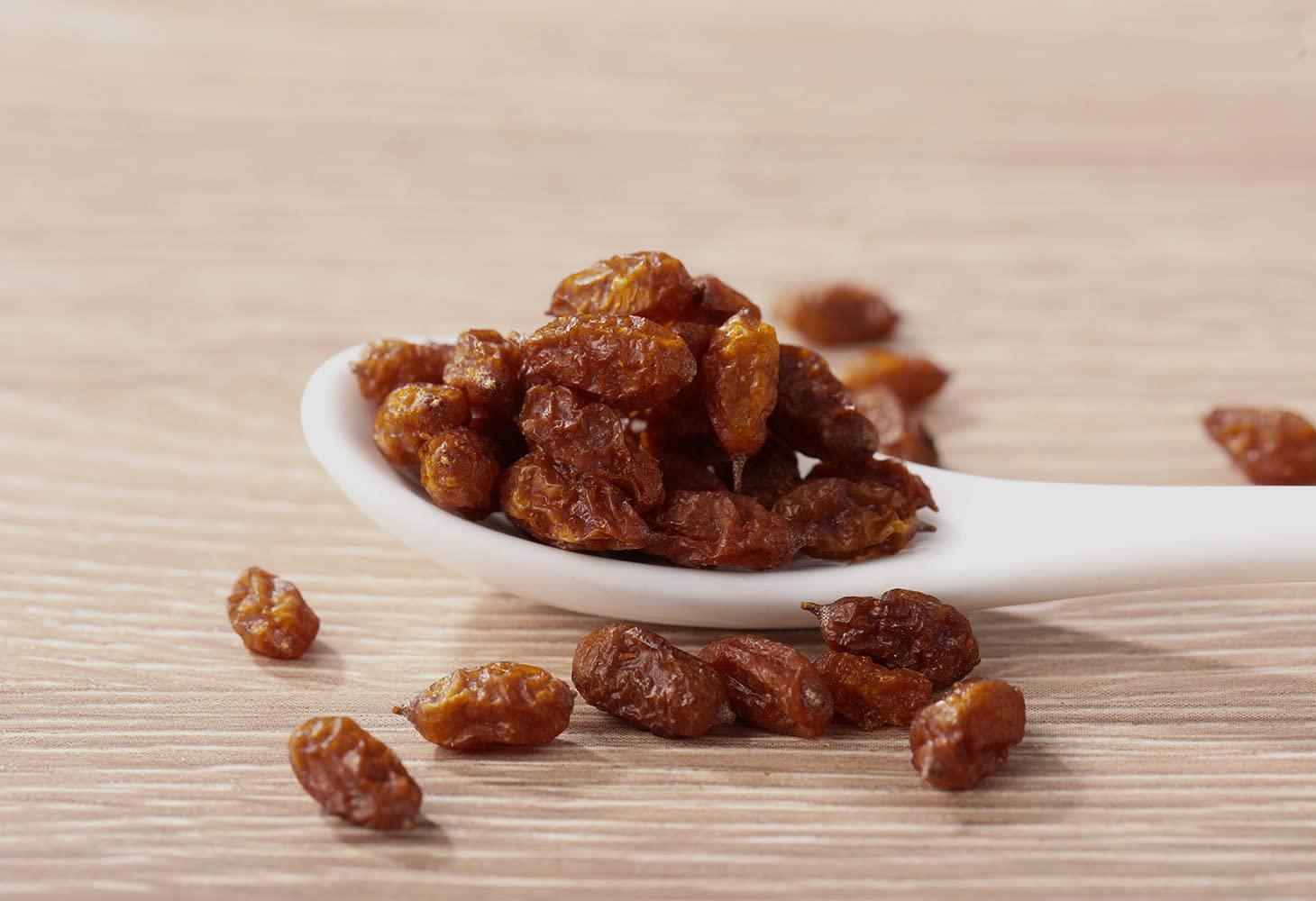 ULTHMOK Premium Dried Sea Buckthorn Berries 8 Oz/227g.Natural & No Additives Sea Buckthorn Tea,??,Hand Picked Whole Berry Fruit.