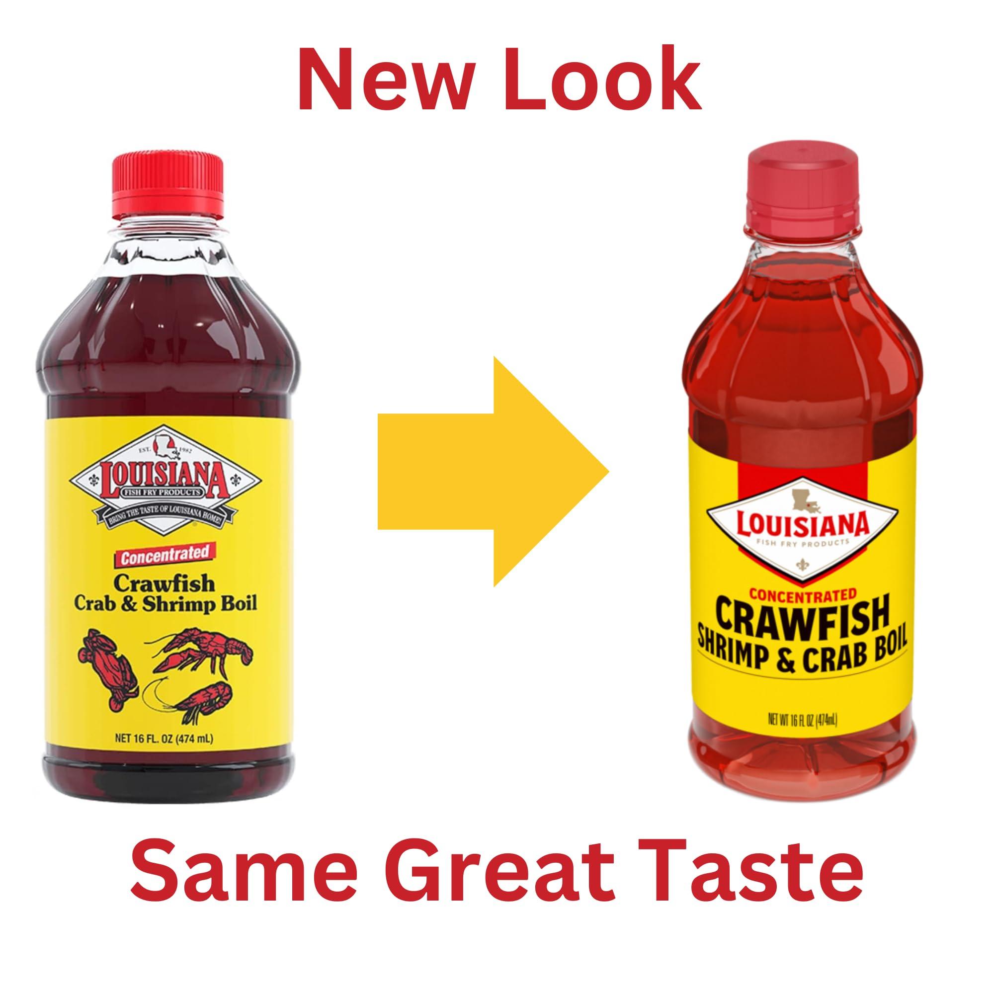 Louisiana Fish Fry Products Louisiana Fish Fry Products Crawfish, Shrimp & Crab Boil Seasoning Bundle - 4.5 lbs Powder Boil and 16 oz Bottle of Concentrated Liquid Boil - Spicy, Delicious, and Low Salt Cajun Seasoning
