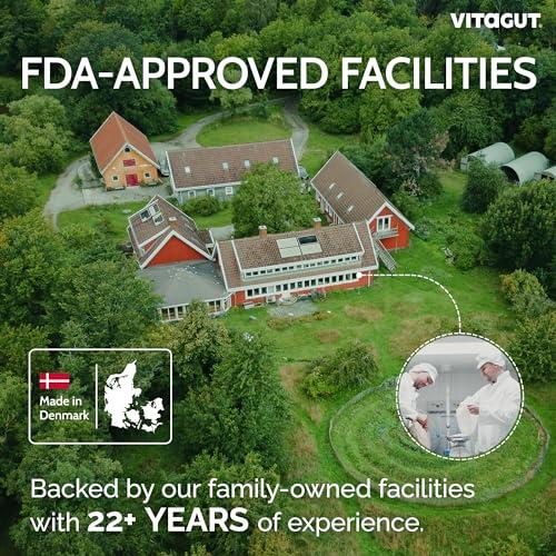 VITAGUT VITAGUT Liquid Probiotic, Prebiotics & Postbiotics 3-in-1 Organic, Live Probiotics for Women & Men - Probiotics for Digestive Health, 50 Billion CFU, 19 Fermented Herbs, Vegan Probiotic for Gut Health