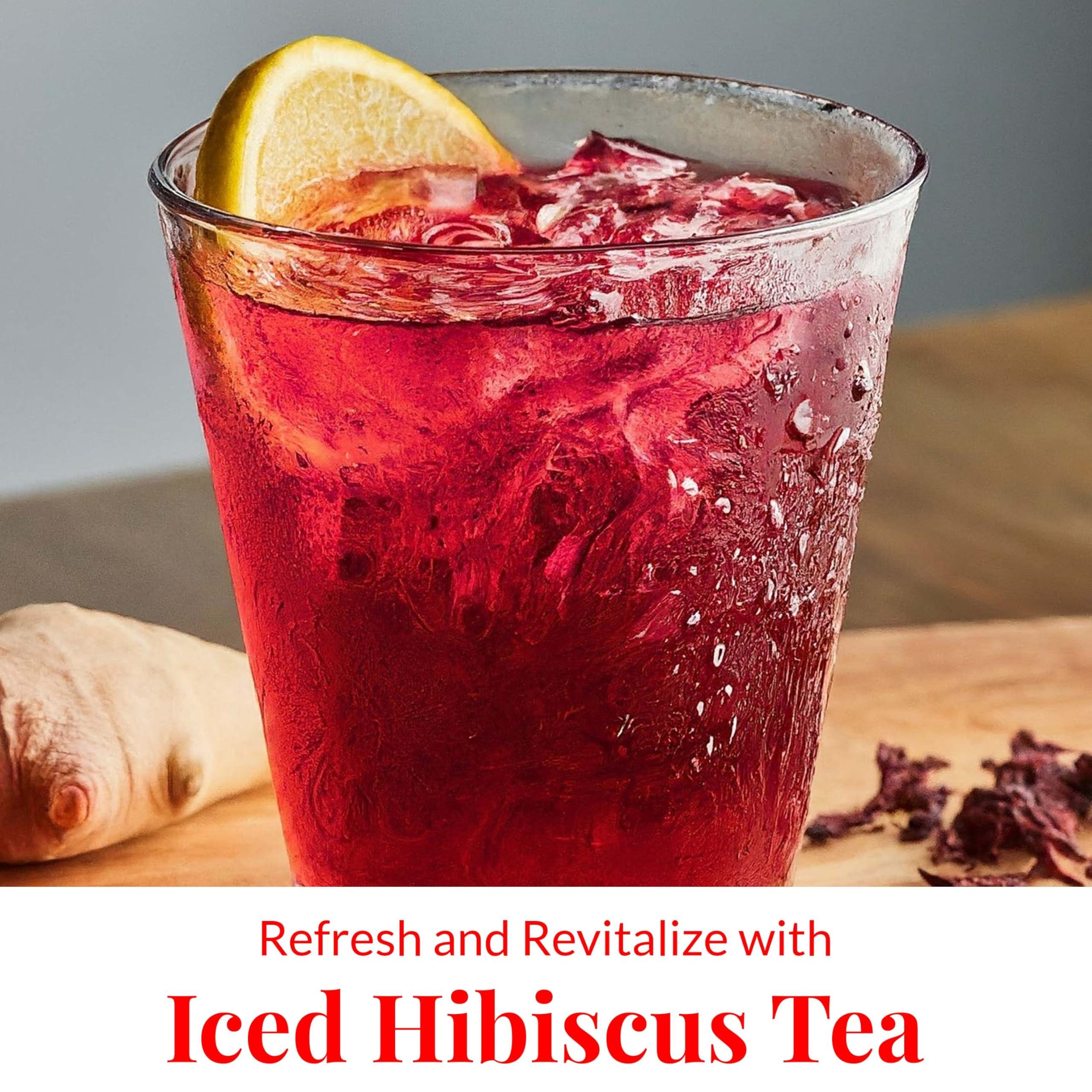 Akshit Akshit Dried Hibiscus Flowers, 5.20z, Dried Flowers, Flor De Jamaica, Natural Hibiscus Flower Tea. Whole Hibiscus Flower. No Caffeine, Vegan.