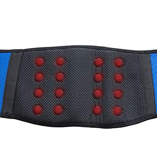 Milisten Milisten 1PC Magnetic Lumbar Support Lumbar Brace Strap Lower Back Support Belt Back Waist Belt Tourmaline Waist Belt Tourmaline Lumbar Brace Magnetic Back Brace Breathable backrest Work