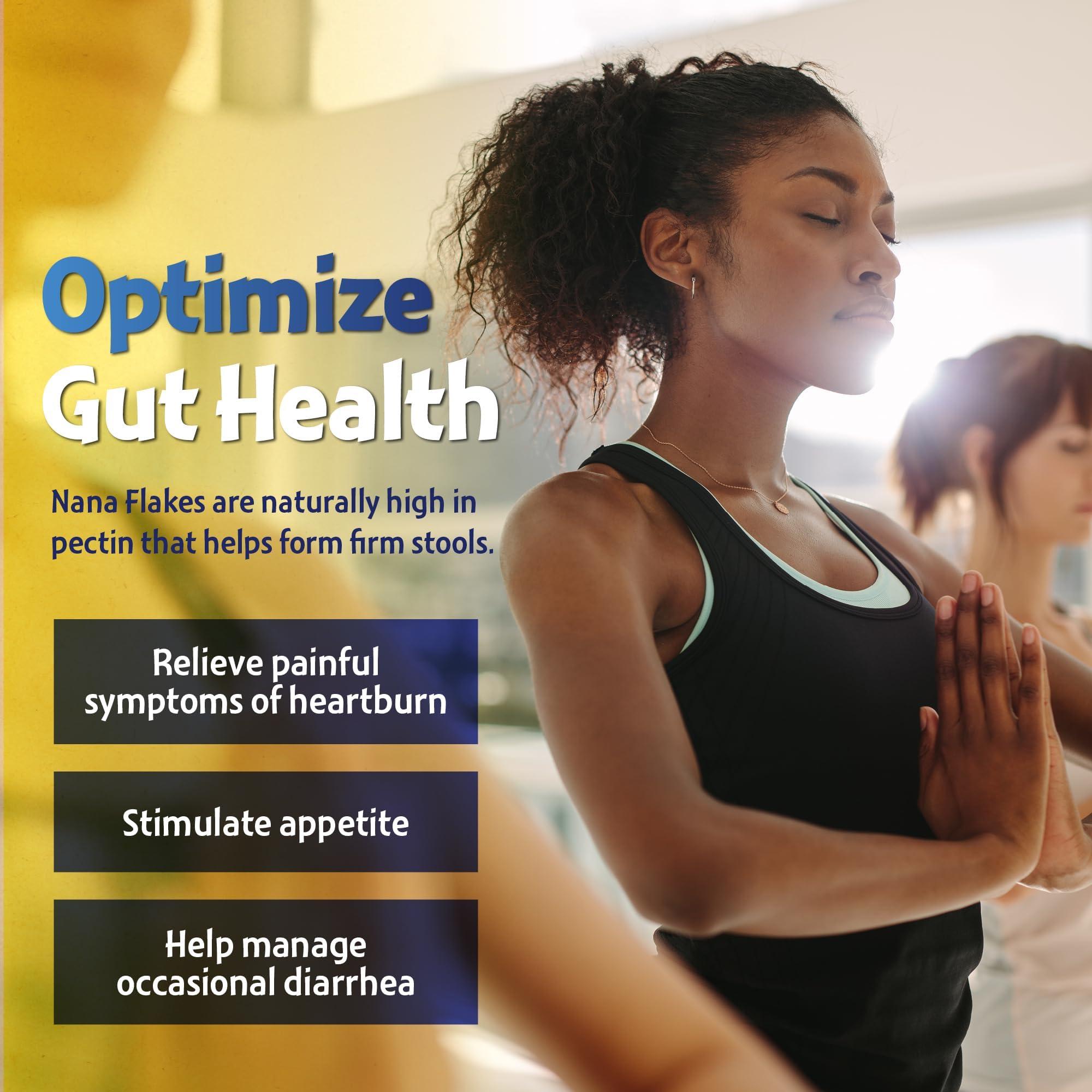 NUTRITIONAL DESIGNS ND LABS, INC SINCE 1986 Nutritional Designs Nana Flakes Anti-Diarrheal Banana Powder, IBS Relief & Heart Burn Remedy, 100% Pure Banana Flakes Medical Food - Natural - High Protein& Fiber (50 Single-Serve Packs)