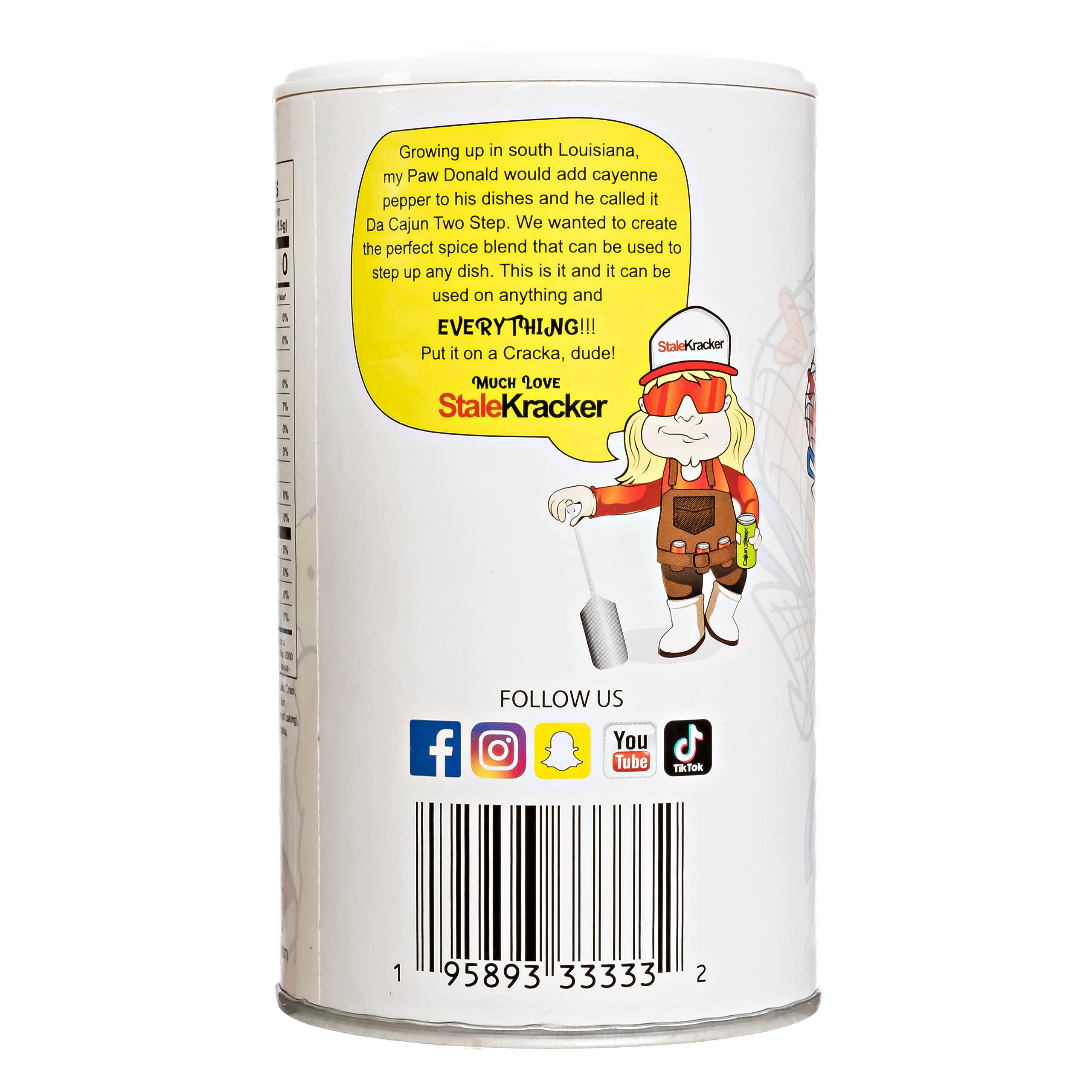 Cajun Two Step Cajun Two Step Seasoning by StaleKracker - 8 pck, Original Seasoning for Authentic Creole Louisiana Cuisine (64 oz.)