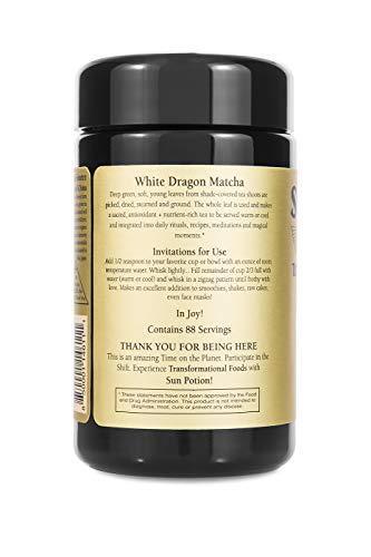 Sun Potion Sun Potion White Dragon Matcha - Ceremonial Grade Green Tea Powder (55g)