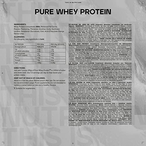 Bulk BULK POWDERS Pure Whey Protein Powder Shake, Chocolate Cookie, 500 g