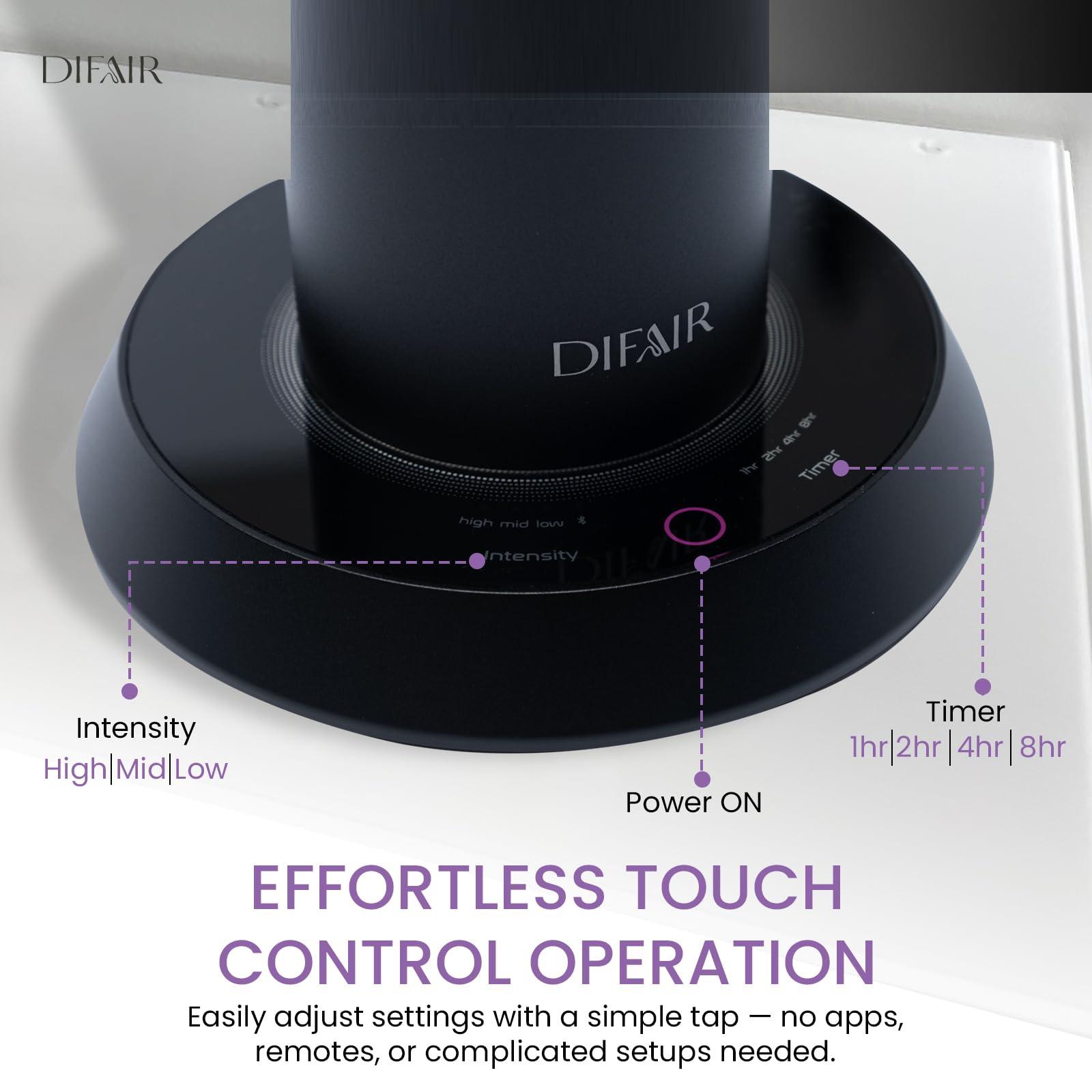DIFAIR DIFAIR Rechargeable 10,000 mAh Aroma Diffuser - Hotel Collection Diffuser Oil Machine - Scent Diffuser for Home, Hotel, spa - Hotel Scent Diffuser - Perfect for Home Luxury scents
