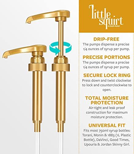little squirt syrup pump Torani Sugar Free French Vanilla Syrup with Little Squirt Syrup Pump, 750ml 25.4 Ounces