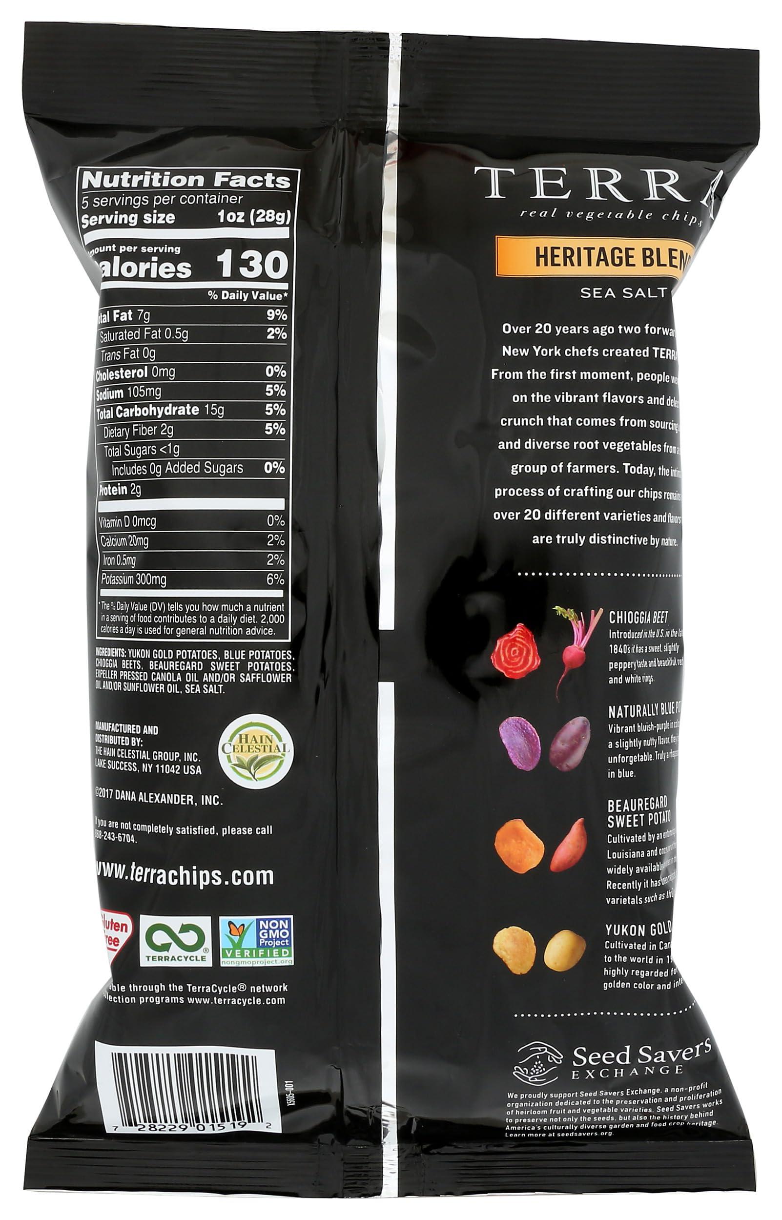 Terra Terra, Heritage Blend Chips, 5 Ounce