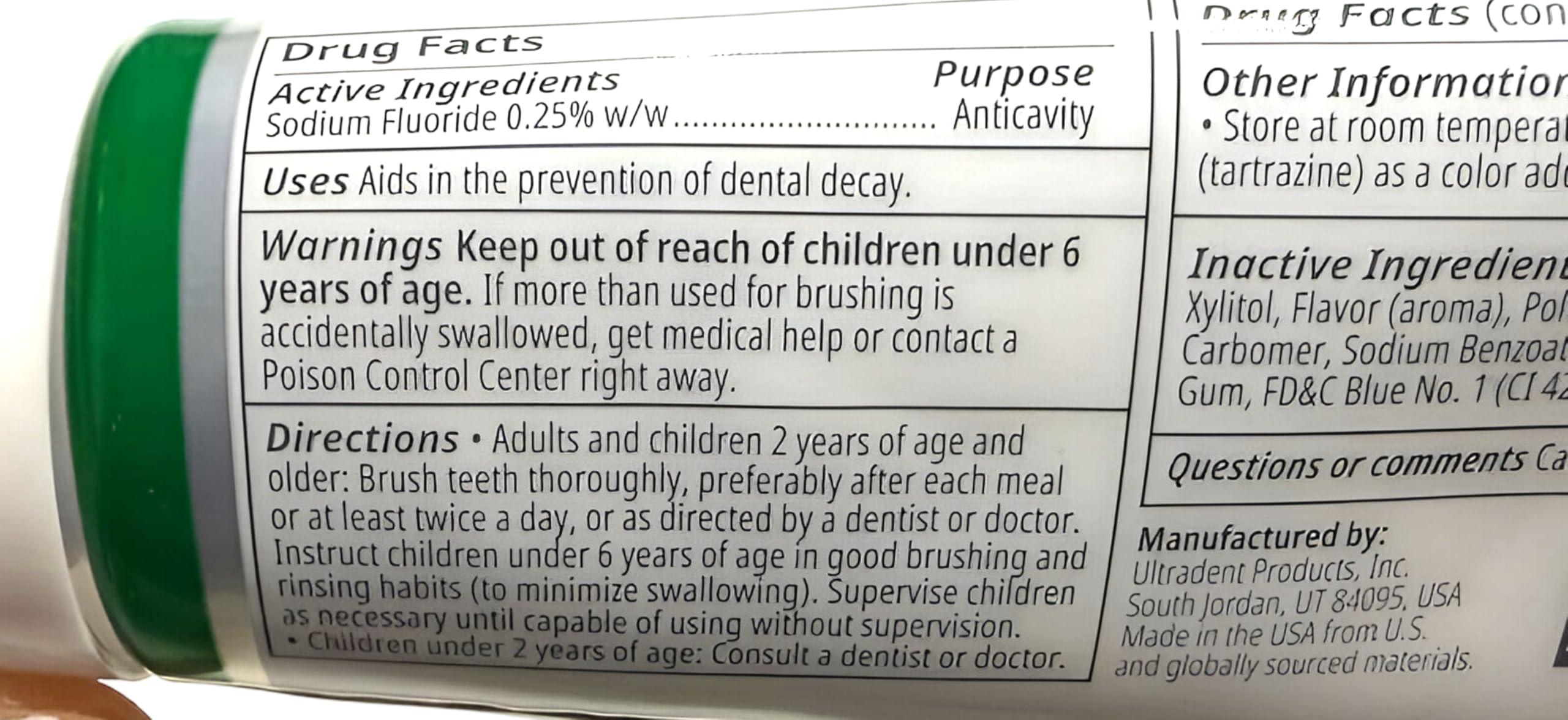 Opalescence Opalescence Whitening Toothpaste Travel Size 1 Ounce (2 Pack) Fluoride Teeth Whitening Toothpaste, Mint Flavor 402-2