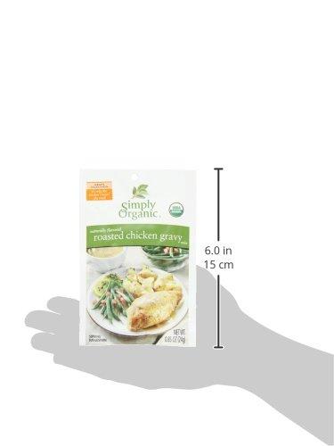 Simply Organic Simply Organic Chicken Flavored Gravy Mix, 0.85 Ounce 12-Pack, Certified Organic, Gluten-Free, Kosher, Rich Chicken Gravy