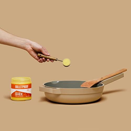 Bulletproof Grass Fed Ghee, 13.5 Oz, Bulletproof 100% Grass Fed, Pasture Raised Clarified Butter Fat, Keto, Paleo, Lactose Free, Casein Free, Non-GMO